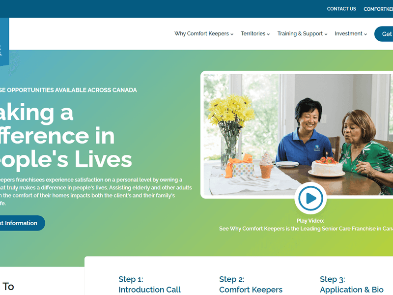 Comfort Keepers Canada — portfolio