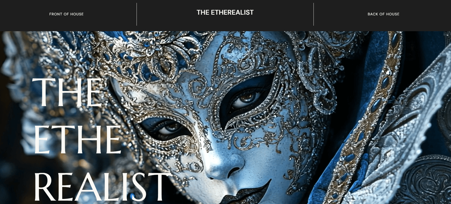 The Etherialist — website screenshot