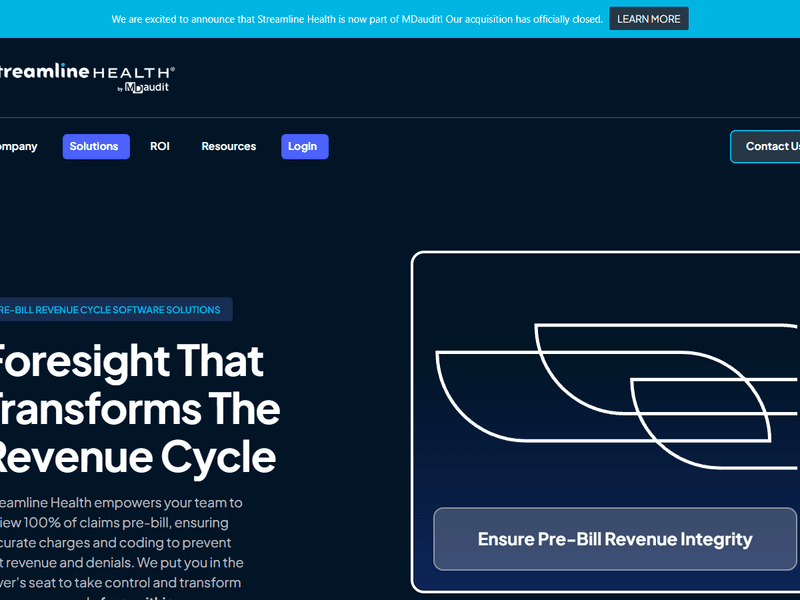 Streamline Health Solutions — portfolio